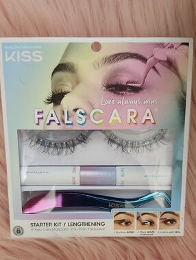 Brand New KISS LOVE ALWAYS WINS FALSCARA STARTER KIT